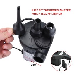 3 Sets Air Pump Replacement Nozzles, Air Pump Nozzles for Inflatables,3 Sizes Plastic Nozzle Head Air Pump Accessory Adapter for Inflatables for Partial Air Bed,Air Mattress