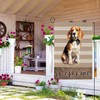 TopPacific Beagle Garden Flag Home Garden Welcome Dog Spring Yard