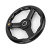 200*18mm Black Anti slip Bakelite 3 Spoked Lathe Handwheel with