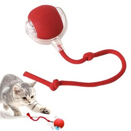 Chewie Ball, Juguete Interactivo para Gatos, Pelota Giratoria Automática de 360°para Gatos y Perros, Duraderos y Recargables por USB Juguete Interacti