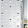 Spirella Lana PEVA Opaque Plastic Shower Curtain with Sheep Pattern,