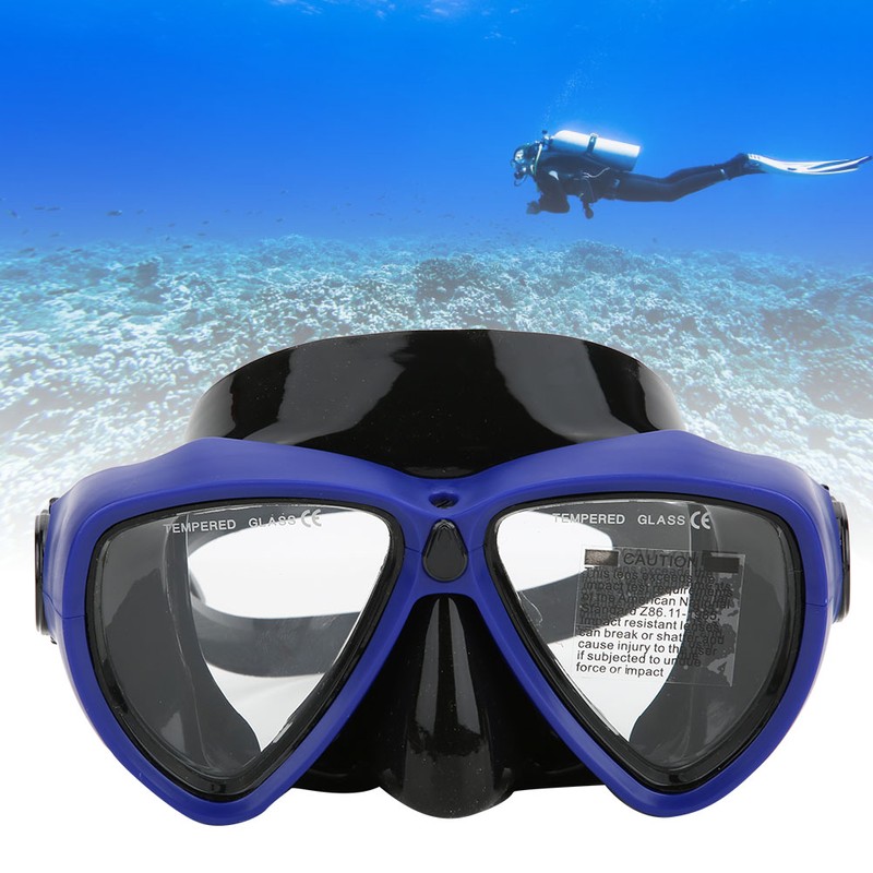 Adult Diving Goggles Swimming Scuba Snorkel Equipment Anti Fog Underwater