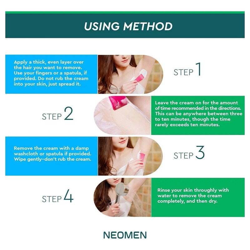 Crema Depilatoria Para Mujeres Y Hombres: Depilatoria Sin Do