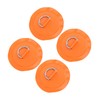 LIYJTK Inflatable Boats D Rings Patch, 4pcs Round PVC Patch