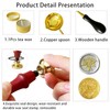 Wax Seal Stamp kit, Wax Seal Kit with Stamp, Beads