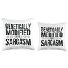 Sarcastic Genealogy DNA Test Genetics Biologist Sarcasm Throw Pillow