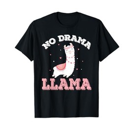 Cute No Drama Llama T-Shirt