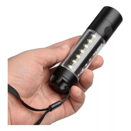 Lecute Lampara Linterna Antorcha 360 Recargable Potente Led Usb