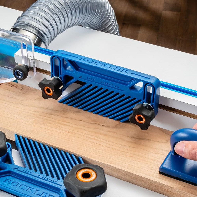 Adjustable Feather Board - Precision Woodworking Tools w/T Track Clamp