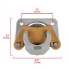 Caltric Rear Left Brake Caliper For Ranger XP 900 All