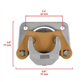 Caltric Rear Left Brake Caliper For Ranger XP 900 All Options 2014-2019 1912136