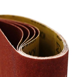 Dapetz ® Sanding Belts 75mm X 457mm 60 Grit Aluminium Oxide Power Tool Sander Sanding Belt for Belt Sander, polishing Metal, Wood -10X