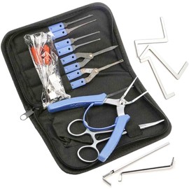 Loboo Idea Ultimate Faulty Key Extractor Tool Set 25 Piece Tool Set for Removing Broken Keys Steel for Removing Hooks/Needles