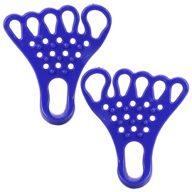 Toe Training Tube, 2 Pieces, For 5 Toes, Spread Toe Stretch, Instep/Back Toe, Can Be Used In Bath (Blue)