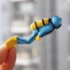 DOITOOL Miniature Diver Figures Aquarium Decoration Resin Mini People Treasure