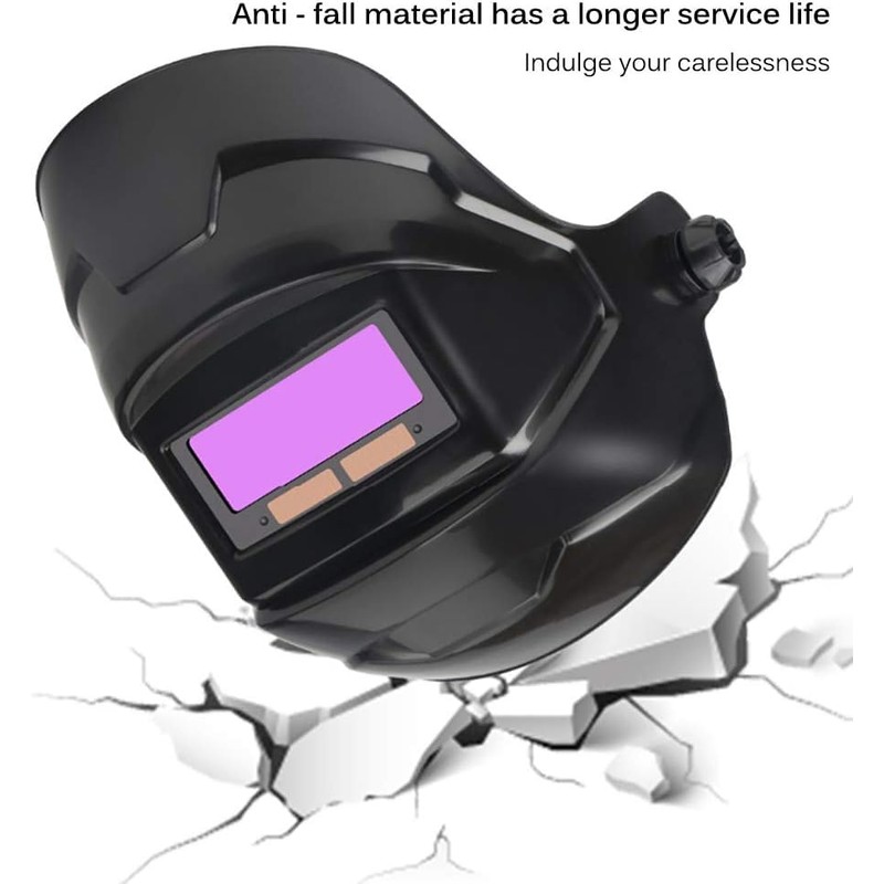 SUNJULY Auto Darkening Welding Helmet, True Color Solar Mask With