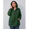 Avoogue Rain Jacket Womens Waterproof With Hood Packable Womens Trench