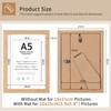 A5/15x21cm Picture Frame Set of 3, Display 10x15cm with Mat