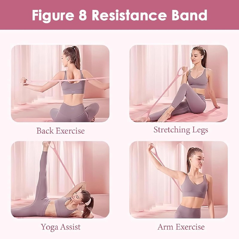 3Pcs Yoga Resistance Band Stretch Bands for Exercise, Stretch Strap