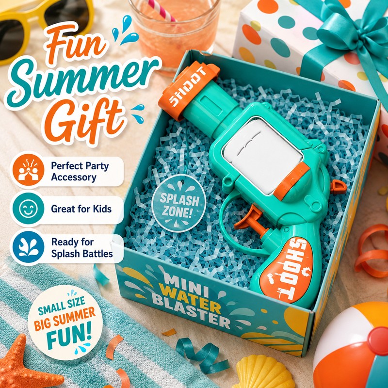 Mini Water Blaster Toy for Summer Games – Compact Easy-Fill