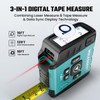 3-in-1 Digital Tape Measure, MiLESEEY Laser Tape Measure with Phone