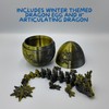 ZZ LIFE Surprise Winter Dragon Egg - 11" Dragons Articulating