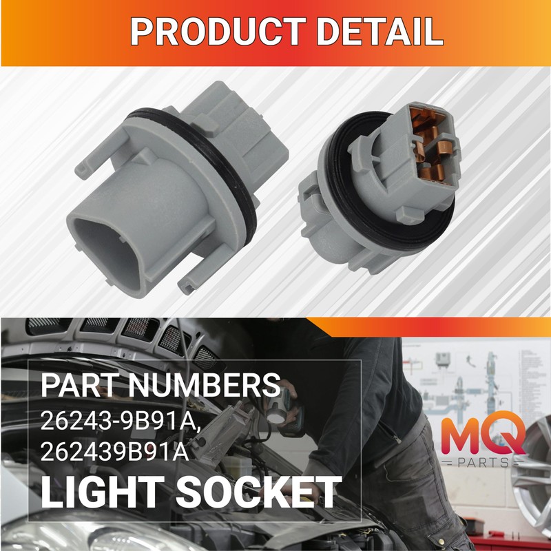 MQparts 26243-9B91A Po2 - Soporte para foco de señal de
