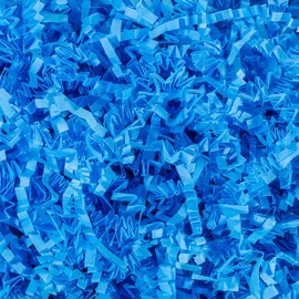 MagicWater Supply - 2 oz - Light Blue - Crinkle Cut Paper Shred Filler great for Gift Wrapping, Basket Filling, Birthdays, Weddings, Anniversaries, Valentines Day, and other occasions