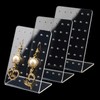 PandaHall 4 Pack Earring Holder, 42 Holes Stud Earrings Display