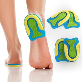 LHOEST 2 Pairs of Heel Spur Inserts, Plantar Fasciitis, Achilles Tendon, Heel Spurs Shoes, Heel Cushion Heel Protection Shoes, Heel Wedge for Orthopaedic Achilles Pain (S (S (35-39)))