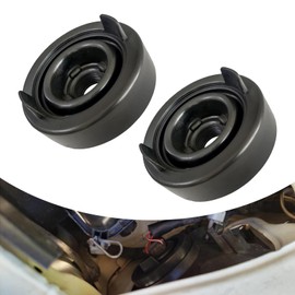 leechio 2 PCS Auto H4 LED Light Dust Sealed Cover, 3.15" x 0.87" Rubber Bulb Protective Cover, Light Housing Assembly Conversion Accessory, for Most Cars (Black)