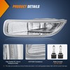 Nilight Fog Lights Assembly Compatible with 2003 2004 Toyota Corolla