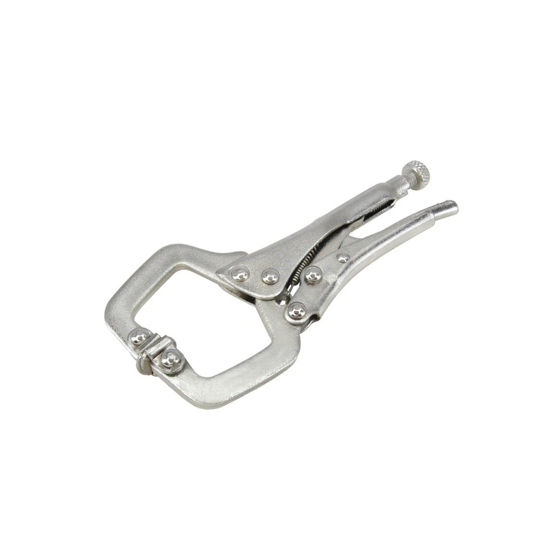 Set of 6 Long Grip Pliers Welding Pliers Locking Pliers