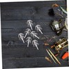 WOONEKY Night Fishing Essential Pcs Stainless Steel Umbrella Hook Fluorescent