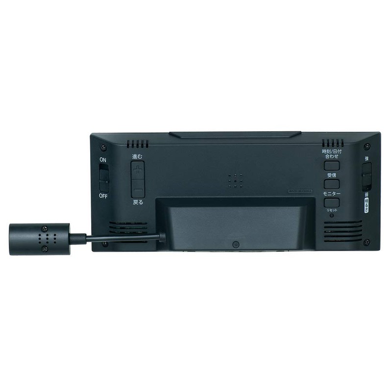 Seiko Clock Tabletop Clock 01: Black Main Body Size: 2.5×6.1×1.5
