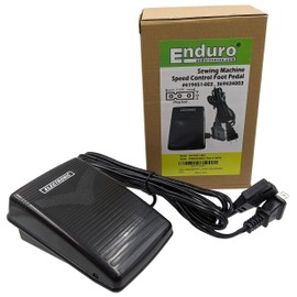Enduro Sewing Machine Foot Pedal – Variable Speed Foot Operated Control Pedal for Domestic and Imported Sewing Machines (419451-003)