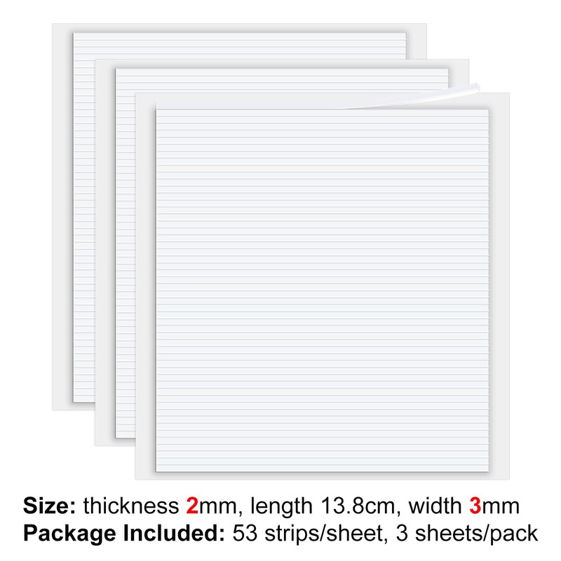 CYFUN DESIGN 159 Pieces Foam Sticky Strips Double Sided Dual-Adhesive