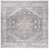 SAFAVIEH Brentwood Collection Area Rug - 6'7" Square, Grey &