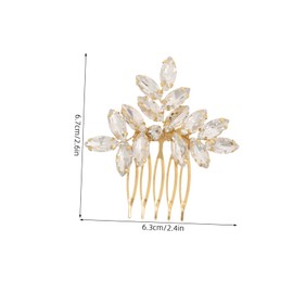 Gatuida Elegant Rhinestone Hair Combs for Women Versatile Crystal Hair Accessories for Weddings Special Occasions Durable Stylish Design