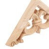 MUXSAM 6*6cm Wood Carving Decal Corner Wood Applique Decorative Moulding