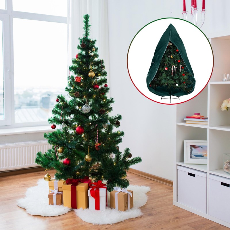Christmas Tree Storage Bag Xmas Tree Cover Upright Tree Dust
