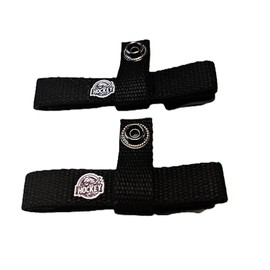 Hockey Helmet Chin Straps - Adjustable Replacement Straps (2 Sets) for Ice Hockey Helmets - AAA Hockey Pro (Black)