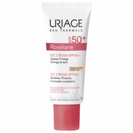 Uriage Roséliane CC Cream SPF50 tono claro 40ml - con Ginseng y Extracto de Algas Pardas oculta el enrojecimiento y unifica el tono de la piel - No...
