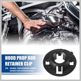 RATCHROLL Hood Prop Rod Holder Hood Clips Hood Rod Clip Fit for Toyota Corolla 2003-2008 for Toyota Matrix 2003-2008 No.90480-15034/90080-48064 - Pack of 1 Replacement Car Parts