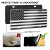 VEHITO American Flag License Plate, Black Front Flag License Plates
