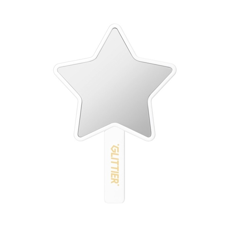 Glittier Bling Bling Big Star Hand Mirror / 글리티어 블링블링