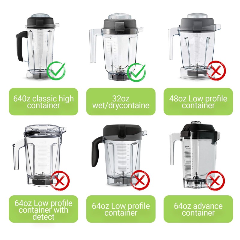 Titanium Coating Blade Replacement for Vitamix 5200 6300 500 Tall