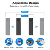 FAMKIT Side Shelf on Desk, 2 Pieces Laptop Holder Table