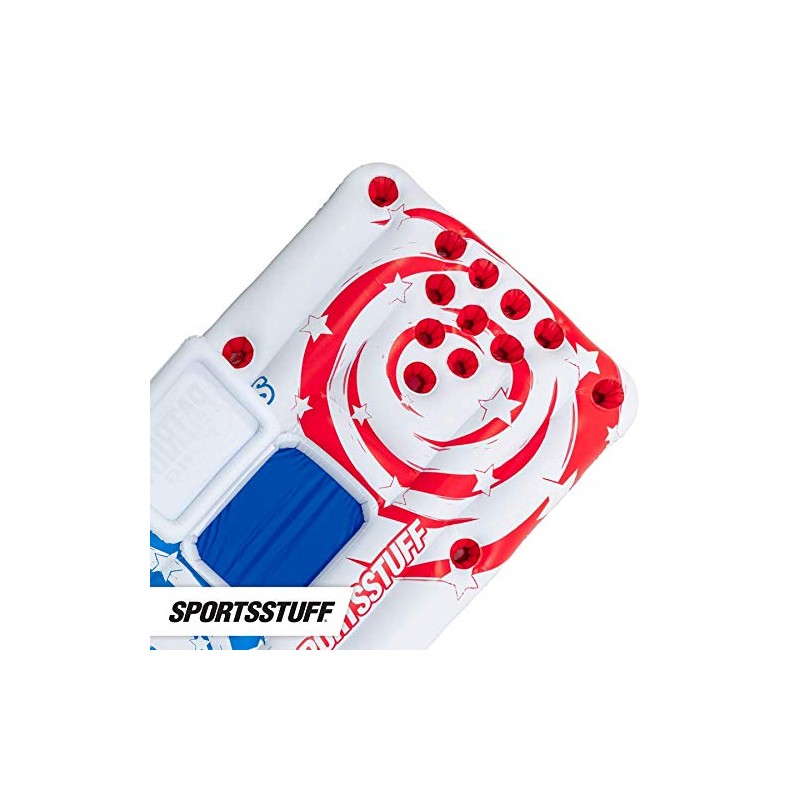 SPORTSSTUFF Patriot Pong | Floating Inflatable Pong Board with an