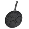 Egg Frying Pan 4 Cups Stick Proof Even Heating Iron